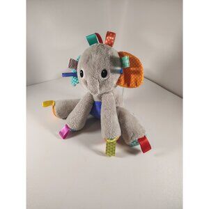 Bright Starts Taggies Plush Elephant Stuffed Animal 9"